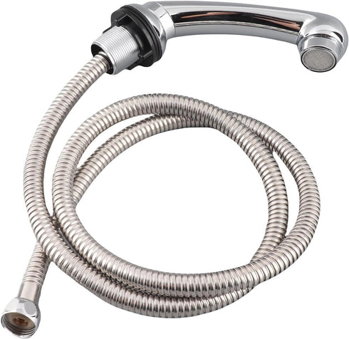 Portable Shampoo Spray Hose, Handheld Sprayer Head and Hose for Shampoo Bed Bowl or Backwash Unit, Sink Replacement