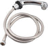 Portable Shampoo Spray Hose, Handheld Sprayer Head and Hose for Shampoo Bed Bowl or Backwash Unit, Sink Replacement