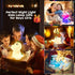 YunLone Dimmable 7 Kids Night Light Dinosaur Bedside Nursery Touch Lamp with Color Changing, Soft Squishy Silicone Cute