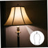 Yardwe Adjustable Metal Lamp Shade Harp Holder for Table and Floor Lamps Chrome Horn Frame Detachable Saddle Base DIY