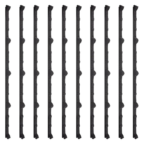 9 in Inside Foam for Metal Roofs, Classic Rib Profile Foam Closure Strips for Metal Roofing Panels (10 Pcs)
