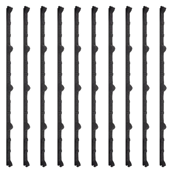 9 in Inside Foam for Metal Roofs, Classic Rib Profile Foam Closure Strips for Metal Roofing Panels (10 Pcs)