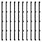 9 in Inside Foam for Metal Roofs, Classic Rib Profile Foam Closure Strips for Metal Roofing Panels (10 Pcs)