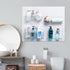 8 Pieces Pegboard Baskets, Pegboard Bins, Wire Peg Board Shelf Wall Organizer for Tools, Garage Storage (Plating Color)