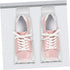 4pcs PRETYZOOM Acrylic Display Shoe Stand Multipurpose Shoe Rack for Malls Stores Wall Garage High Heel Support Retail