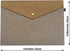 Durable A4 File Folder Document Holder - Portfolio Envelope Case with Snap Closure, Set of 2