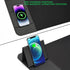 WeYingLe 15W Wireless Charging Mouse Pad with Phone Holder Gaming Mousepad Desk Mat Qi Fast Charging Pad Ultra-Smooth