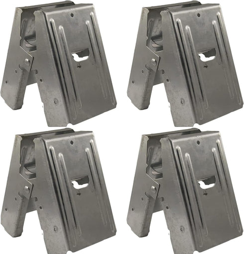 Century Drill & Tool 72994 2 x 4 Steel Sawhorse Brackets, Set of 4 for Home Improvement, Toolbox Accessories