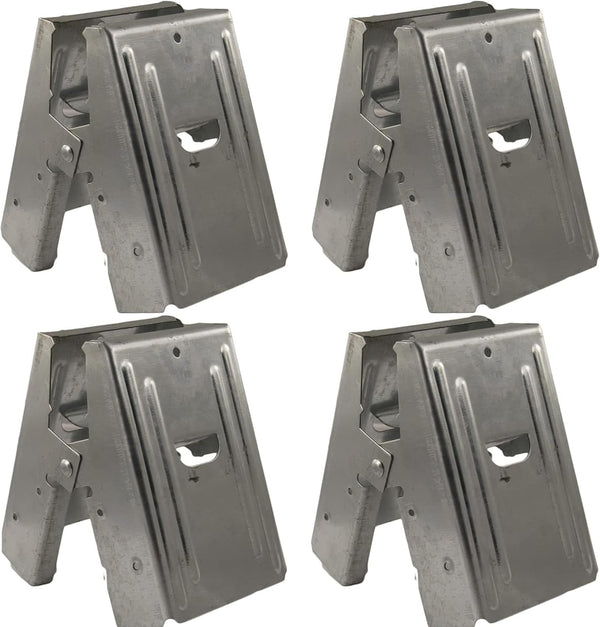 Century Drill & Tool 72994 2 x 4 Steel Sawhorse Brackets, Set of 4 for Home Improvement, Toolbox Accessories