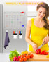 Nicpro 2 PCS Magnetic Acrylic Calendar for Fridge, Clear Dry Erase Board with 12 Color Markers & Pen Holder