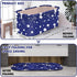 47.2x19.7x21.7inch Portable Foldable Bathtub,Foldable Soaking Bathtub for Adults, Freestanding Bathtubs, Hot Bath Tub