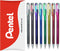 Pentel Hybrid Dual Metallic Pens - Liquid Gel Rollerball Pens - K110 - Assorted Colours - Set of 8