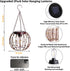 TWINKVILLA Bulb, Pergola-2Pack Hanging Solar Lanterns, Solar Lights Outdoor Waterpoof, Solar Chandelier with Warm White