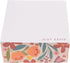 Karma Block Notepad, 500 Sheet Memo Paper Cube, Non-Sticky Memo Pad Cube for Office and Home, Sunset Floral