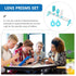 8 Optical Physics Experiment Kit for Middle School, Light Refraction and Imaging Equipment with Convex Lens and Optical
