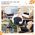 LongSeatto Tailbone Premium Memory Foam Seat Cushion with Carrying Bag & Cooling Gel for Office Chair, Wheelchair