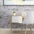 Art3d 120"x17.3" Self-Adhesive Wallpaper: Peel and Stick Grey Marble Paper, Matte Finish