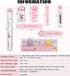 Cute School Supplies, Japanese Stationery Birthday Gifts, Includes Mini Scissors, Utility Knife, Ruler, Eraser,