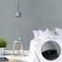WADILE Peel and Stick Wallpaper 15.9in x 78.7in, Solid Color Contact Paper Waterproof, Vinyl Colored Wall Paper Self Adhesive, Textured Wallpaper Removable for Cabinets/Countertop, Light gray by WADILE