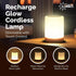 LED Night Light Touch Lamp - Recharge Glow Cordless Rechargeable Lamp | Night Light for Adults and Baby Night Lights for Nursery | Mini Lamp by Faweima Illuminate