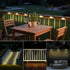 8 Pack (8) Solar Deck Lights, LED Waterproof Outdoor Lights for Stairs, Steps, Fence, Railing, Pathway