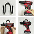 Pmsanzay Power Tool Organizer, 2 Pack Heavy Duty Drill Holder Wall Mount Hangers for Garage Organization