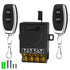 Feloako 12V Remote Control Switch Wireless,Low Voltage DC 12V-72V 30A RF Relay Switch