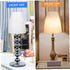Set 2 E14 4.52X3.93X1.96 Inch Uonlytech Plastic Lampshade of for Desk Lamp Base Small Table Lamp Shade Replacement