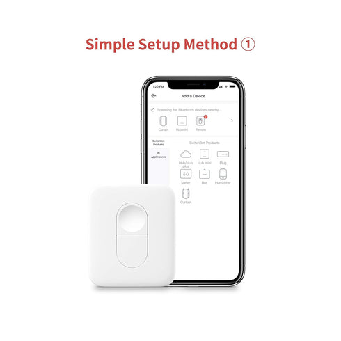 SwitchBot Remote One Touch Button, Compatible with SwitchBot Bot, Smart Home Easy to Control