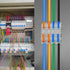 100PCS Inline Wire Connectors, 1 to 1 Electrical Lever Wire Connectors for Quick Wiring 28-12 AWG Reusable
