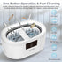 48kHz 500ml ZKH Ultrasonic Jewelry Cleaner, High Frequency Sonic Jewelry Cleaner Machine with Capacity for Jewelry
