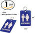 Lucky Line Unisex Restroom Pass Key Tag, Plastic with Split Key Ring, 1 Per Pack (53201)