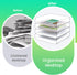 Tomorotec Desk Letter Tray Set, A4 Size Clear PET Stackable Document Organizer, Office Desktop File Holder (4X Portrait)