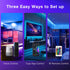 100ft, DAYBETTER Smart WiFi Led Lights Tuya App Controlled Led Strip Lights, Work with Alexa and Google Assistant
