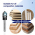 Carbide Tipped 90-Degree V-Groove Router Bit, Industrial Grade Cutting Tool for Woodworking (1/4 Inch Shank)