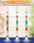Triple Scale Hydrometer, Alcohol Hydrometer for Wine, Mead, Kombucha & Beer Brewing Supplies