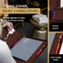 Premium Folio Cover Compatible with Rocketbook - Letter Size A4 Portfolio Organizer, Faux Leather Reusable Notebook