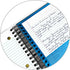 iScholar iQ 3 Subject Poly Cover Double Wire Notebook, College Rule, 9.5 x 6.5 Inches, 120 Sheets