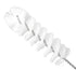 EISCO 12PK Nylon Cleaning Brushes, 9.25" with Fan-Shaped Ends - Twisted Stainless Steel Wire Handle