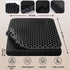 Helishy Gel Seat Cushion, Double Thick Egg Gel Cushion for Pressure Pain Relief, Breathable Wheelchair Cushion Chair