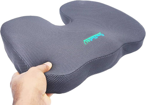 Comfort4U Tailbone Orthopedic Memory Foam Seat Cushion for Car seat - Office Chair - Gaming Chair - Boat seat - Cushion