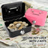 Sopoloray 4 Set Lock,4.5" 3.3" 2" Pcs Metal Cash Box with Key x x Steel Money Box for Coins Bills,Portable Mini Safe