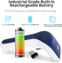 ScanAvenger Wireless Portable 1D Bluetooth Barcode Scanner, Cordless Rechargeable Hand Scanner for Inventory - USB