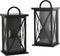 MELUCEE 2 Packs Outdoor Wall Lantern 2-Light Exterior Light Fixtures Wall Mount