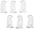 Butler in the Home Animal Penguin Shaped Paper Clips, 100 Count in Silver Tin