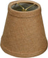 Royal Designs, Inc. CS-989-5BL Hardback Empire Chandelier Shade with Trim, 3 x
