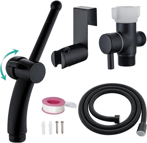 BARROCK Advanced Handheld Bidet Sprayer Set for Toilet, Bathroom Ergonomic Jet Bidet