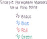 Sharpie Permanent Markers, Ultra-Fine Point, Black, 24-Count