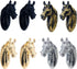 Frolahouse 4 Sets Drawer Knobs, Zinc Alloy Black Handle Horse Head Pull Cupboard Pulls, for Bedside Cabinets Home