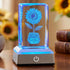 Inspiring gifts suitable for women, Sunflowers Flower Night Lamp,Rechargeable Cordless Touch Table